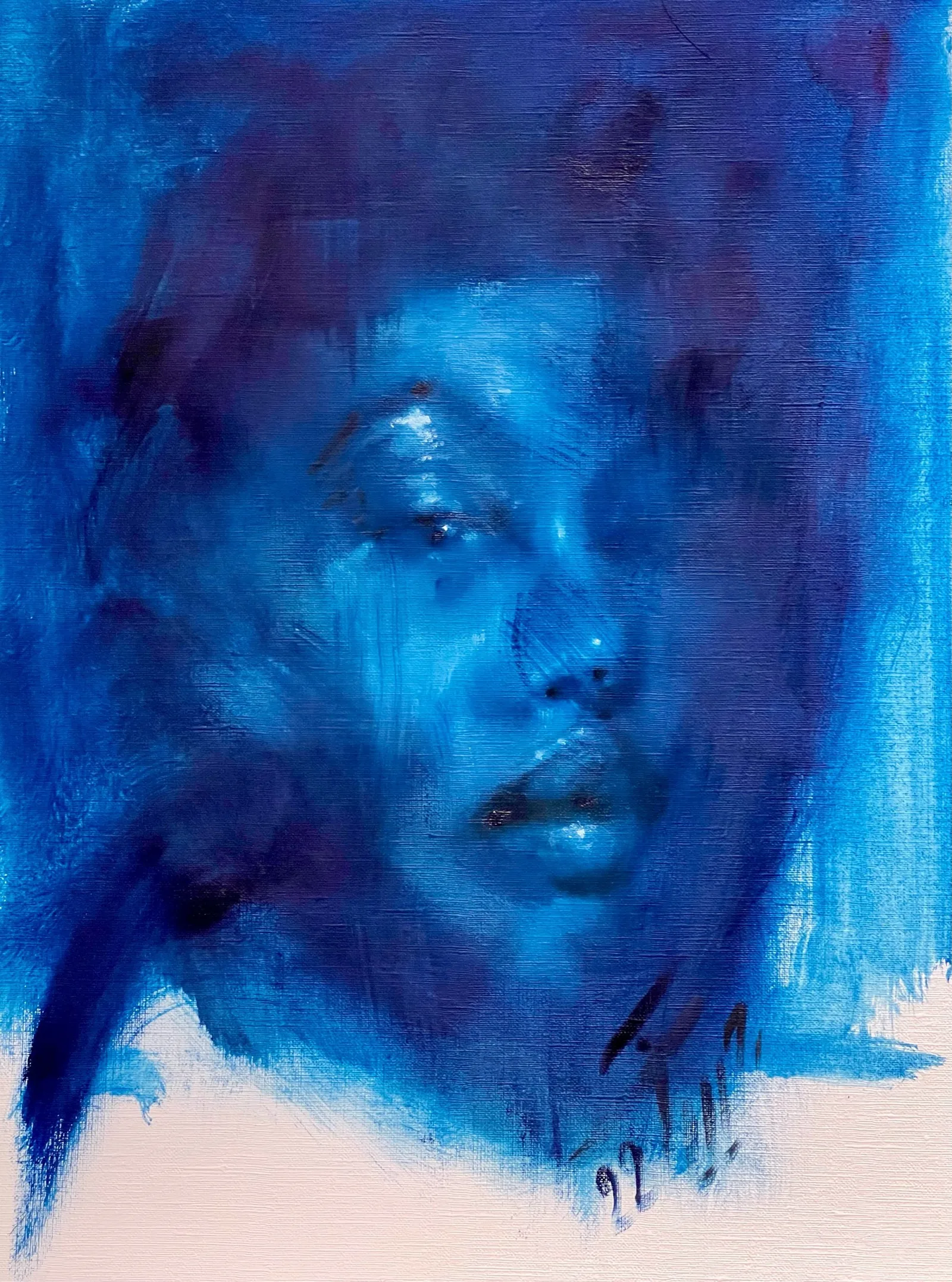 Behind the blue shadows 